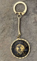 1964-65 New York World&#39;s Fair Gold Tone Souvenir Key Chain Key Ring Vint... - $4.99