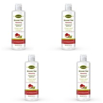 Olive Leaf Extract Refreshing Pomegranate Shower Gel Shampoo 4 PACK - $74.67