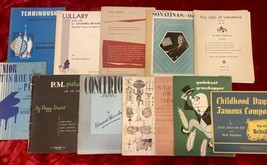 11 VTG Sheet Music Books Bulk Lot for Piano from Various Artists 1938-1958 - £19.40 GBP