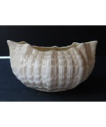 Vtg Belleek Ireland Tridacna White Open Sugar Bowl Boat 6th Makers Mark ... - $464.90 MXN