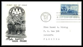 1952 US FDC Cover - Chicago, Illinois - Fiftieth Anniversary AAA C11 - $2.96