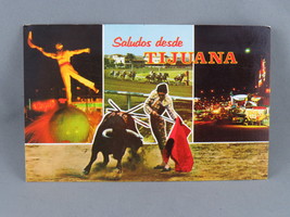 Vintage Postcard - Tijuana Mexico Major Attractions - Unbranded - $15.00