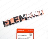 New Genuine OEM Honda 09-11 Element Rear Emblem Chrome Badge 75722-SCV-A00 - $35.01