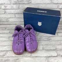 K-Swiss Classic VN VARSITY Low Shoes Patent Purple Size 6 85288-539-M Wi... - $22.34