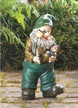 GRANDPA and BABY GARDEN GNOME Indoor or Outdoor Statue Gift - £23.03 GBP