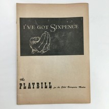 1952 Playbill Ethel Barrymore Theatre Present Edmond O&#39;Brien I&#39;ve Got Si... - $23.70