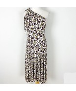 Y2K Weston Wear One Shoulder Drop Waist Dress Stretch Knit Size Medium W... - $645.59 MXN