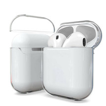 2 x PIECES for Airpods 1 / 2 - Clear Earphone Protective Hard Plastic Ca... - £13.36 GBP