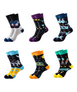 Set of 6 Pairs Planet Pattern Cozy Socks (One Size) - £53.88 GBP