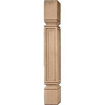 5 in. W x 5 in. D x 35.5 in. H Kent Raised Panel Cabinet Column Top Block- 6 in. - £182.09 GBP