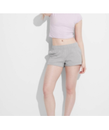 Wild Fable Women&#39;s High Rise Knit Shorts X-LARGE Light Gray Cutoff New W... - $14.99