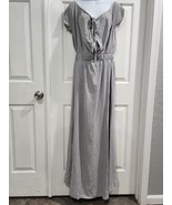 Tall  Women Summer V Neck Cold Shoulder Short Sleeve Maxi Dress High Wai... - $423.47 MXN