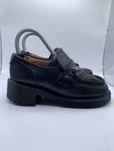Dr Doc Martens Black Chunky Platform Shoes Women US 5 UK 3 Y2K 90s vintage - £84.44 GBP