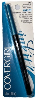 COVERGIRL Ink It Eye Pencil Eyeliner WATERPROOF #240 AQUAMARINE INK (Sea... - $24.03