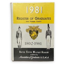 Register Of Graduates Former Cadets 1981 US Military Academy West Point ... - $14.99