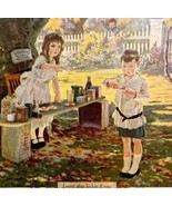 1923 JELL-O XL Advertisement I Won&#39;t Play Jackie 14 x 11.25 Dessert Ephe... - $36.49