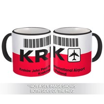 Poland Kraków John Paul II Airport KRK : Gift Mug Travel Airline Pilot AIRPORT - £12.70 GBP