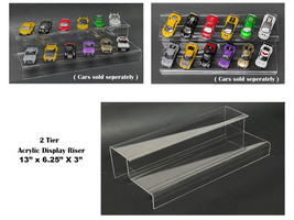 2 Tier Acrylic Stand Riser &quot;Mijo Exclusives&quot; for 1/64 Scale Models - £18.95 GBP