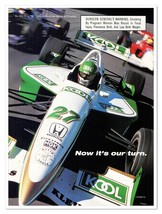 KOOL Cigarettes Dario Franchitti CART Car 27 Vintage 1997 Print Magazine Ad - $9.70