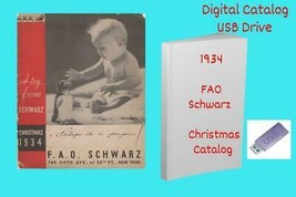 Vintage 1934 FAO Schwarz Christmas Catalog Toys &amp; Much More On USB Or CD - £14.38 GBP+