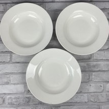 3 Gibson Elite Soup Bowl Genuine Bone China Set Of Three 9&quot; White - $31.75
