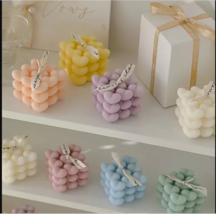 Enchanting Heart-Shaped Multiple Colors Scented Soy Candles - £15.66 GBP