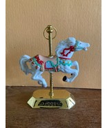 Hallmark Keepsake Ornament Christmas Tobin Fraley Carousel Horse Stand 1993 - $9.89