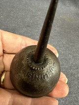 Vintage 3&quot; Tall SINGER Sewing Machine Thumb Pump Oiler - Embossed Sewing... - $23.75