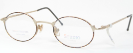 Vintage Studio 608 C.1 Pâle Or / Demi Rare Lunettes Monture 44-19-140mm - £40.74 GBP