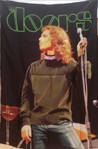 THE DOORS Jim Morrison 2 FLAG BANNER CLOTH POSTER Hard Rock - £16.02 GBP