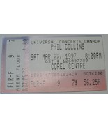 PHIL COLLINS Original 1997 Ticket Stub Ottawa Corel Ctr Genesis NM Floor... - $12.77