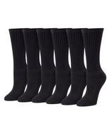 Blue Mountain PL-BB-1046-9-BLK Women&#39;s Odor Control Crew Socks M, Black ... - $31.63 CAD