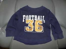 The Children's Place Blue Henley Shirt Boys Size 6-9 months Boys EUC - $13.50