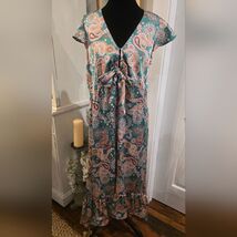 FIRST LOVE Hi-Low Floral Cottagecore Dress Size Small - $23.76