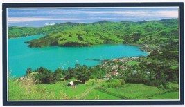 New Zealand Postcard Akaroa Harbour 8 1/4&quot; x 4 3/4&quot; - £2.32 GBP
