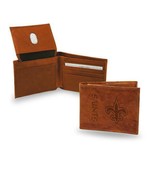 NFL New Orleans Saints Embossed Billfold Wallet of Real Leather - $35.27 CAD
