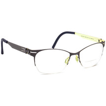 Ovvo Optics Eyeglasses MOD.2476 col.131BR/10C Grey/Keylime Half Rim 49[]17 140 - £239.79 GBP