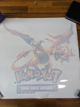 Charizard Pokémon TCG Brilliant Stars Window Cling Retailer Promo Poster  - £70.05 GBP