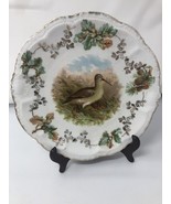 Antique PM Moschendorf Bavaria Game Bird Sandpiper Plate 9&quot; - $41.19 CAD