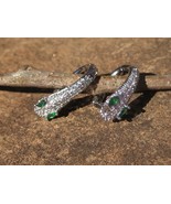 Haunted Egyptian Snake Goddess Wadjet Earrings of Transformation and ren... - $26.66