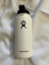 Hydro Flask 32 oz Wide Mouth Straw Lid White - £27.48 GBP