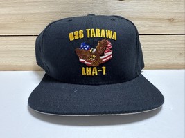Vintage USS Tarawa MILITARY Hat LHA-1 Ship Hat New Made In USA New Era N... - $29.60