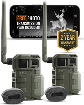 SpyPoint LM2 Twin Pack Cellular Trail Camera - 20MP Photos, Infrared Gam... - £229.33 GBP