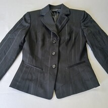 Antonio Melani Women's Black 3-Button Front Closed Pockets Blazer Jacket Size 2 image 12