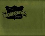Mazzarino&#39;s Italian Food Menu Van Nuys California 1960&#39;s - $28.62
