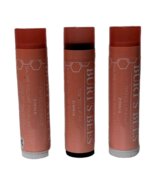 3 Pack Burt’s Bees Tinted Lip Balm – ZINNIA – 100% Natural – NEW Sealed - €18,60 EUR