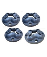 Lot 4 Auto Body Floor Anchor Pot Set DIY 10 Ton Hold Chain Slots In Grou... - $108.99