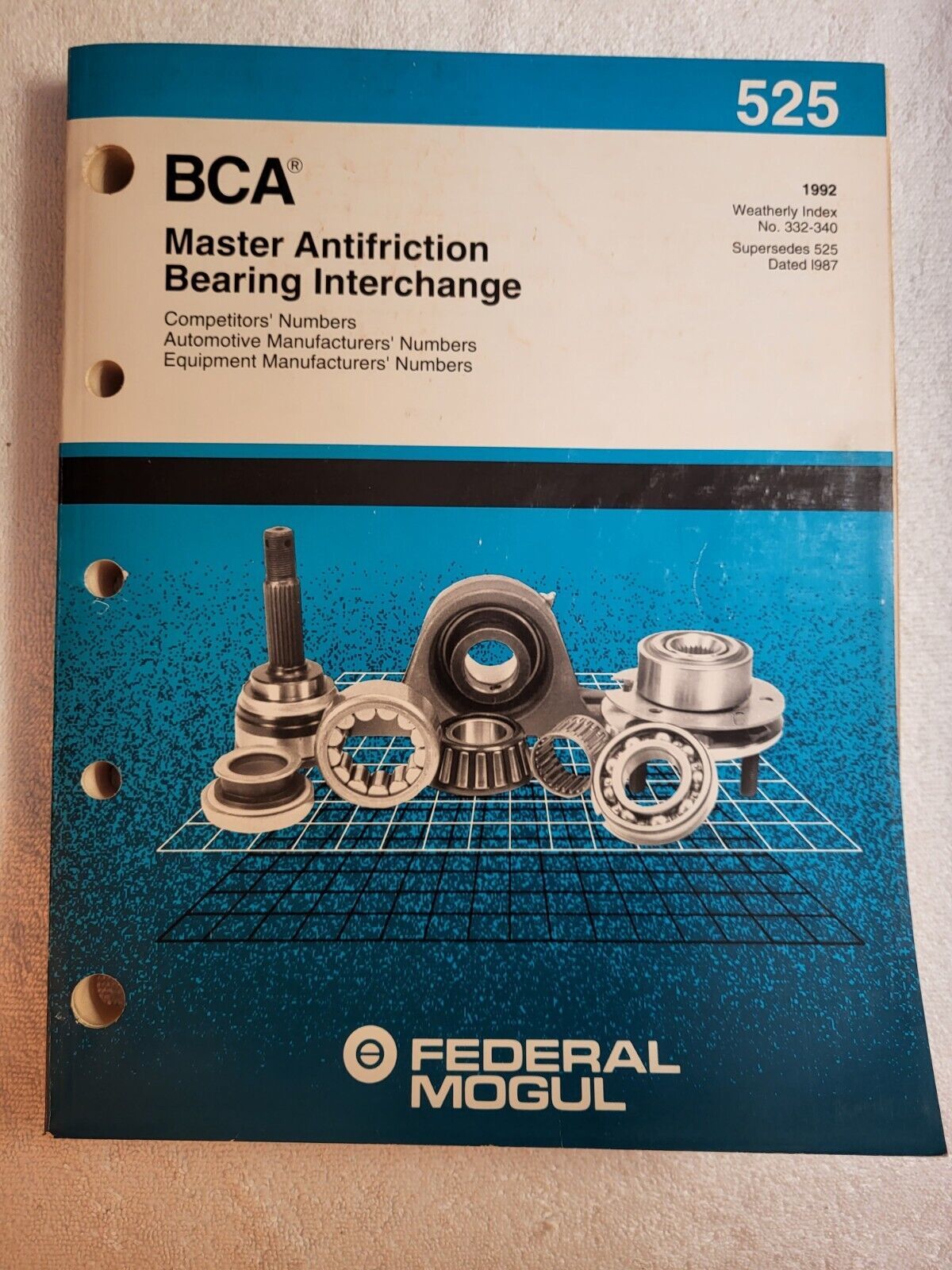 1992 Federal Mogul BCA 525 Interchange Catalog - $38.65