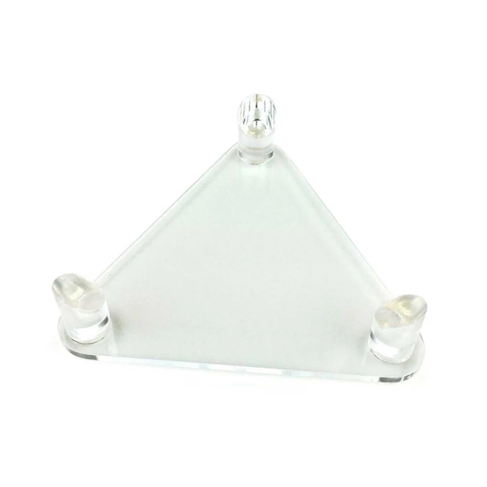 Triangle Transparent Acrylic Ball Stand Display Holder Rack Support Base For Soc - £85.40 GBP