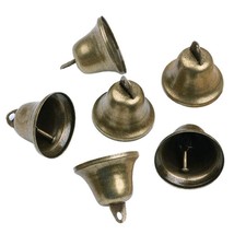 12Pcs Vintage Style Bronze Bells Home Decor Bells For Potty Training Dog... - £14.38 GBP